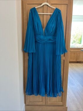 NEW Cinderella Divine Pleated Bell Sleeve Dress